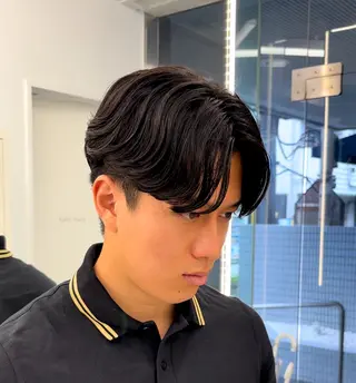 ショート カラー パーマ メンズ 森龍馬 メンズ専門美容師のヘアスタイル