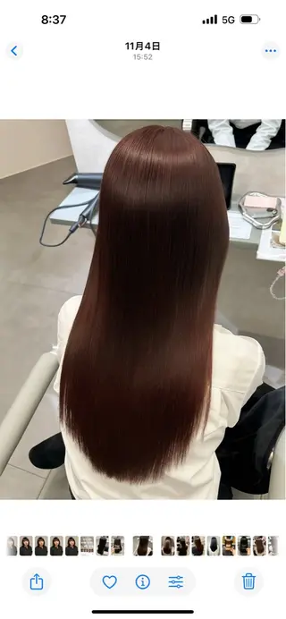 ロング パーマ 【nui 茨木】 🫧清水優🫧のヘアスタイル