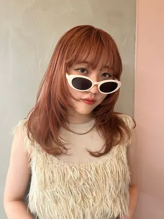 カラー 艶ブリーチ/表参道 ハイトーン /実乃梨のヘアスタイル