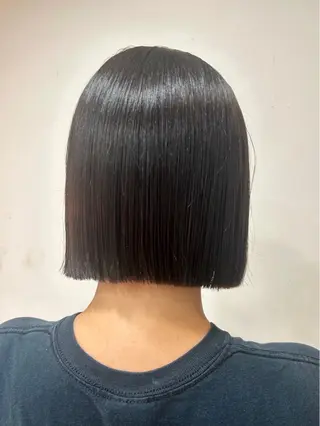 ミディアム ボブ職人/ボブ縮毛 髪質改善のヘアスタイル