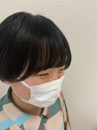 ショート 顔まわりカット/ボブ /🧁とーこ🧁のヘアスタイル