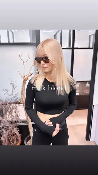 カラー storiiz所属・本田大輝top designerのヘアスタイル