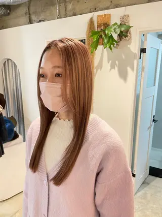 セミロング ‪ ヘアーラボ ハチHAIR RABO HACHI所属・高山 妃のヘアスタイル