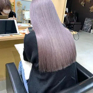 ロング カラー ヘアアレンジ ネイル マツエク・マツパ アイブロウ chapter問屋町 💘小室明華のヘアスタイル