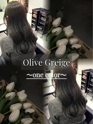 カラー 透明感/艶髪/韓国風 🌈るか🌈のヘアスタイル