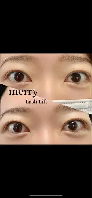 マツエク・マツパ merry Lash Liftのマツエク・マツパデザイン