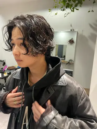 ショート パーマ メンズ アトム/ウルフ パーマ/レイヤーのヘアスタイル