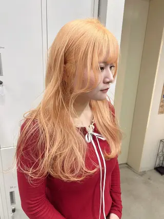 カラー GiseL さあや博多ハイトーンのヘアスタイル