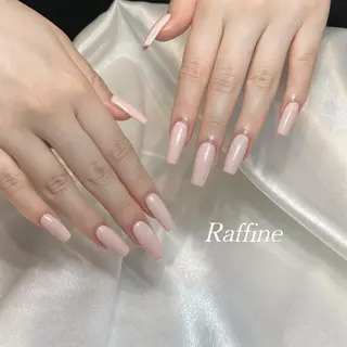 ネイル RAFFINE 月🦋🩵のネイルデザイン