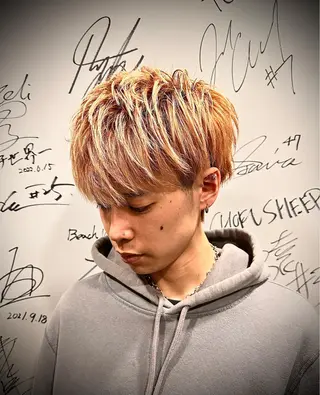 ミディアム メンズ 横浜 カット全般 大槻のヘアスタイル