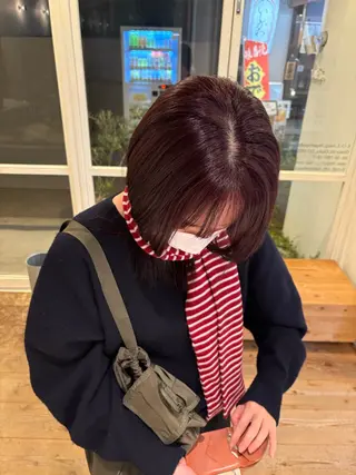 カラー やの こはくのヘアスタイル