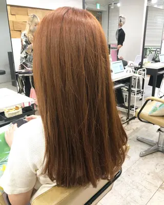 ロング カラー 🔥ブリーチカラー 槙川のヘアスタイル