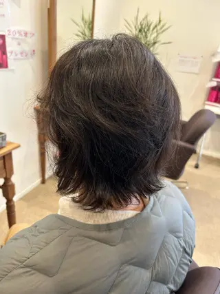 ショート アミオーガニック カラーのヘアスタイル