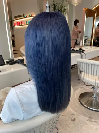 セミロング 💘MICOTO藤沢 髪質改善ブリーチ💘のヘアスタイル