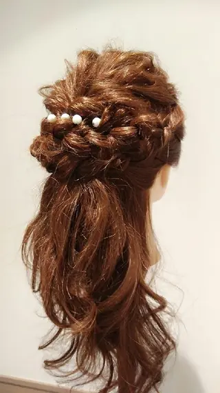 ロング ヘアアレンジ 似合わせカラーリスト 佐竹　舞🌼のヘアスタイル