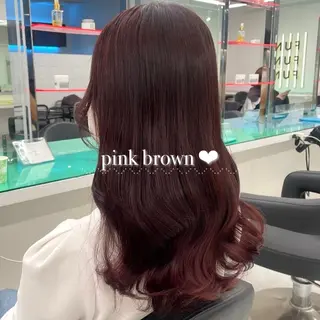 カラー かわいい艶髪🤍 れいな🤍のヘアスタイル