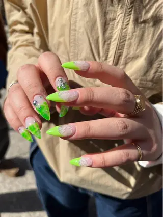 ネイル MITSUKI🪡 海外/個性派/ロングのネイルデザイン