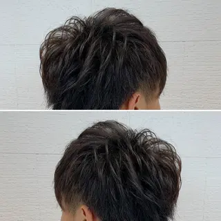 ショート パーマ メンズ 【メンズ縮毛矯正】 田中秀斗のヘアスタイル