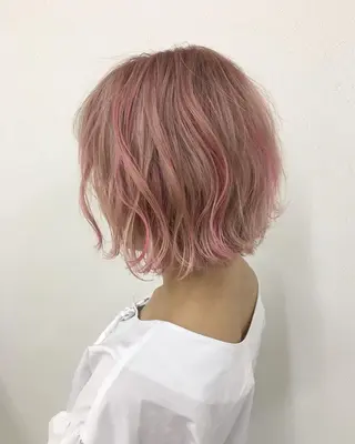 ミディアム カラー 武田 周のヘアスタイル