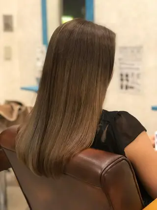 ロング カラー ヘアアレンジ hair relaxation DROP鶴見店所属・川島 優希のヘアスタイル