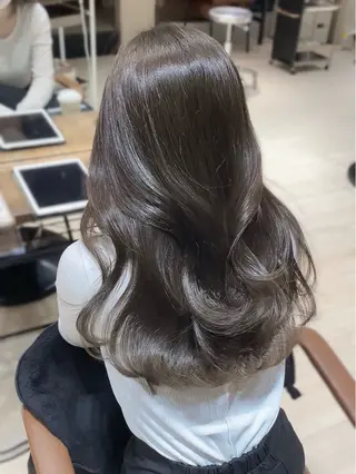 ミディアム カラー ヘアアレンジ 顔周り&ミディアム 特化/池袋/kokiのヘアスタイル