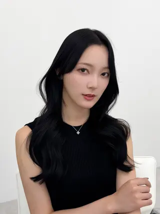 セミロング カラー ヘアアレンジ 顔周り&ミディアム 特化/池袋/kokiのヘアスタイル