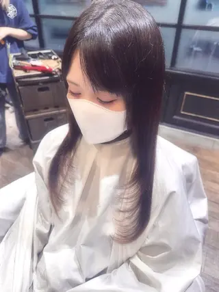 ロング 新井 拓海のヘアスタイル