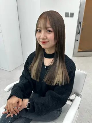 ロング タマシロカリン /カットモデル❤️のヘアスタイル