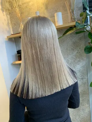 ロング カラー 天野 開のヘアスタイル