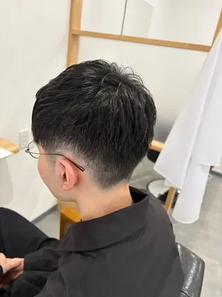 メンズ COMPASS 星のヘアスタイル