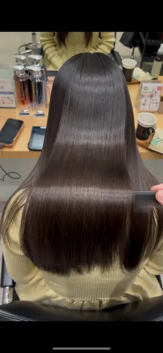 ミディアム 髪質改善ヘアケア 艶髪特化/上田のヘアスタイル