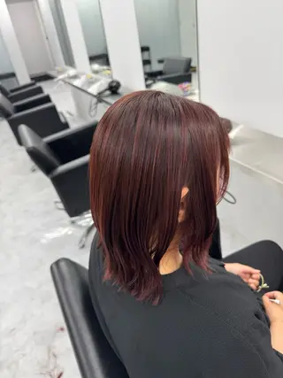 カラー うる艶🫧ハイトーン 💜🦋🫧ミズキのヘアスタイル