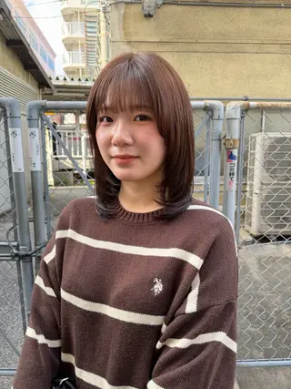 ミディアム カラー Karin trスタイリスト🥀のヘアスタイル