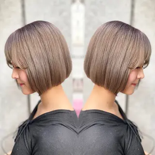 ミディアム カラー パーマ ヘアアレンジ RecheRche【池袋】所属・👑指名率No.1 👑坂口飛翔のヘアスタイル