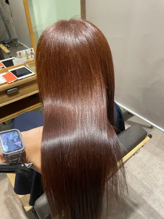 ロング カラー 石川 聖奈のヘアスタイル