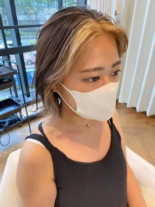 カラー 増井 彩乃のヘアスタイル