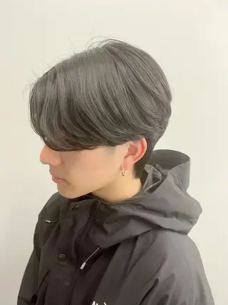 ショート パーマ メンズ ニュアンスパーマ/ ウルフ/ときなのヘアスタイル