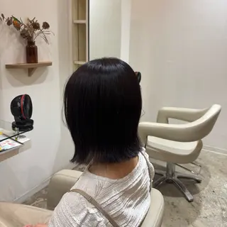 ミディアム 佐藤 優里のヘアスタイル