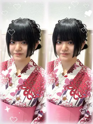 ミディアム 艶髪/柔らかカラー /アレンジ🪞あまにのヘアスタイル