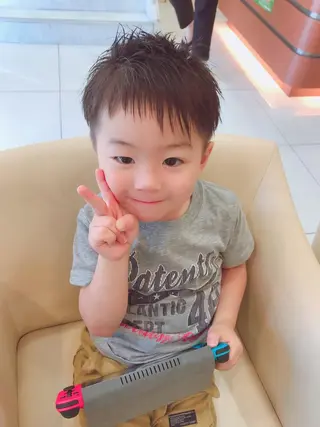 ショート メンズ キッズ 西 めぐみのヘアスタイル