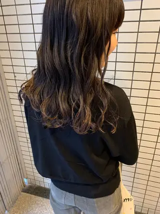 セミロング 🫧透明感カラー/ ボブ/小笠原汐海🪽のヘアスタイル