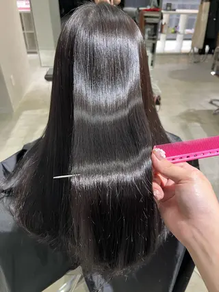 カラー 心斎橋/ブロンド/ ペールカラー/あみかのヘアスタイル