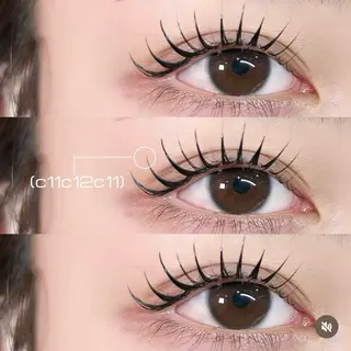 マツエク・マツパ Nixie MOMOKOのマツエク・マツパデザイン