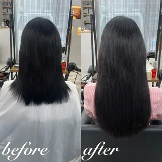 ロング Tint by alo所属・🐰FUMINA🐰 カットモデルのヘアスタイル