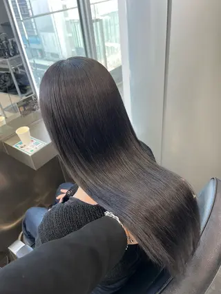 ロング カラー ヘアアレンジ ハイトーン/透明感 髪質改善/rinaのヘアスタイル