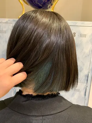 ショート カラー 髪質改善/縮毛矯正 ツヤ髪🩷さつきのヘアスタイル