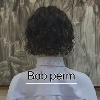 ミディアム パーマ bon hair &make    千里中央　ザ・タワー店所属・✂︎正木 克拓のヘアスタイル