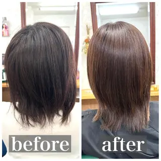 セミロング 髪質改善のプロ✨りな さんのヘアスタイル