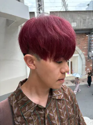 カラー メンズ 梅田/全パーマ特化/ ケアパーマ特化/秋本のヘアスタイル