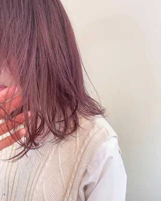 ミディアム レイヤーウルフ エクステ磯部のヘアスタイル